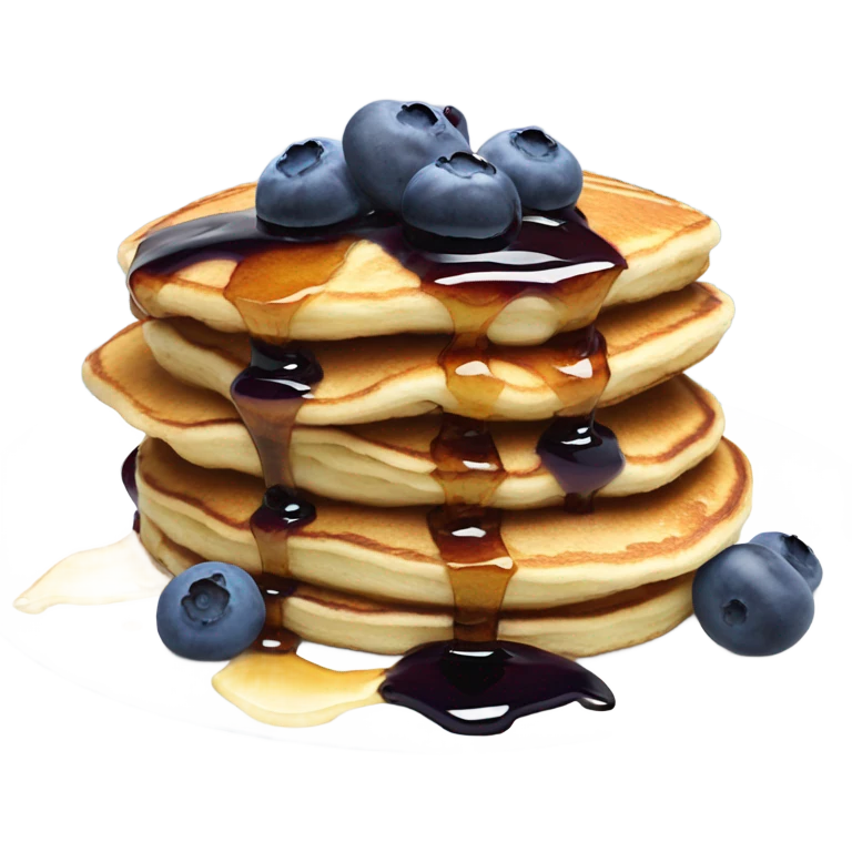 Blueberry pancakes  emoji