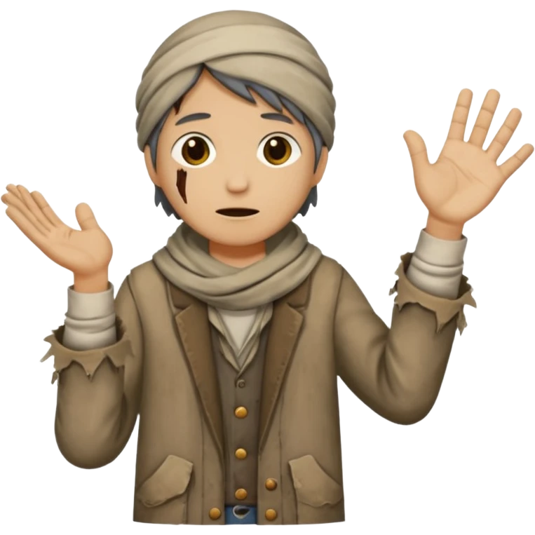 Begging emoji