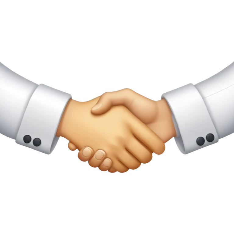 Hand shake emoji