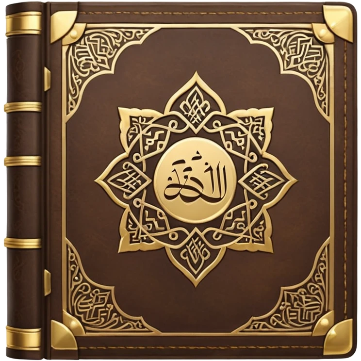 Quran closed book and Quran written in it emoji