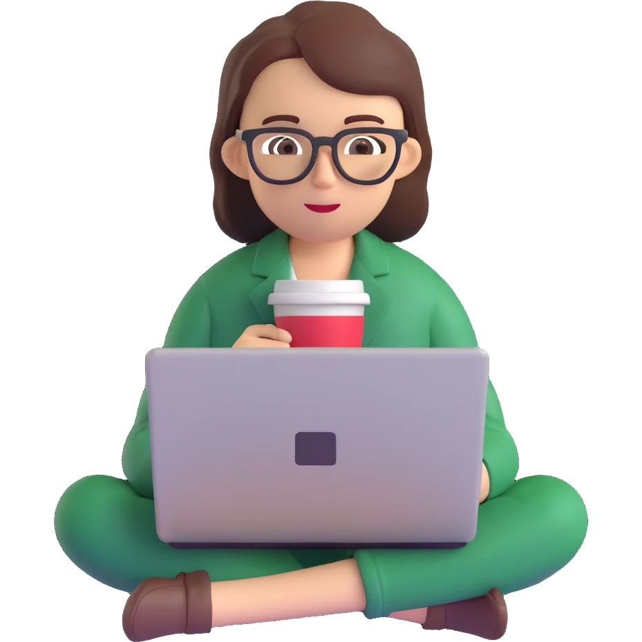 everyday routine of an online english teacher emoji