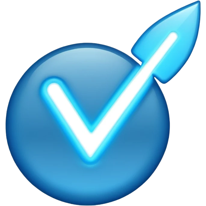 Blue tick for a admin of Roblox emoji