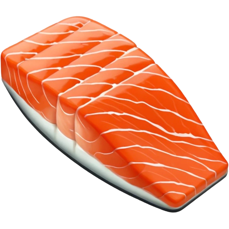 Make salmon meat iPhone emoji style emoji
