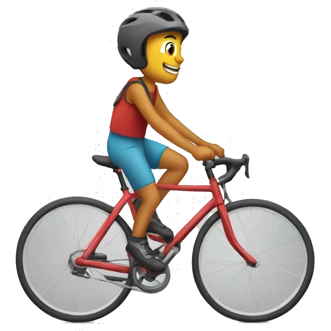 djiomay sur un velo emoji