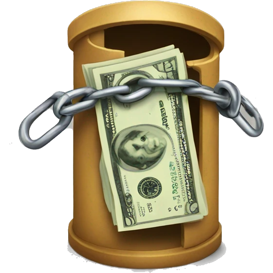 The money's locked up  emoji