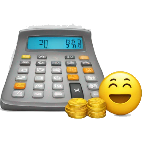 Calculator money emoji