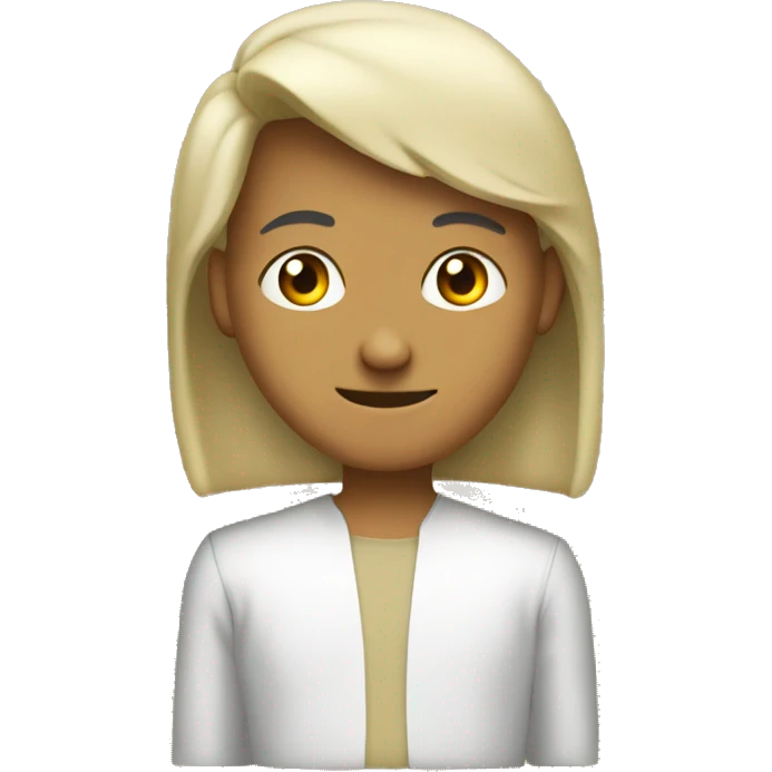 Бежевый бантик emoji