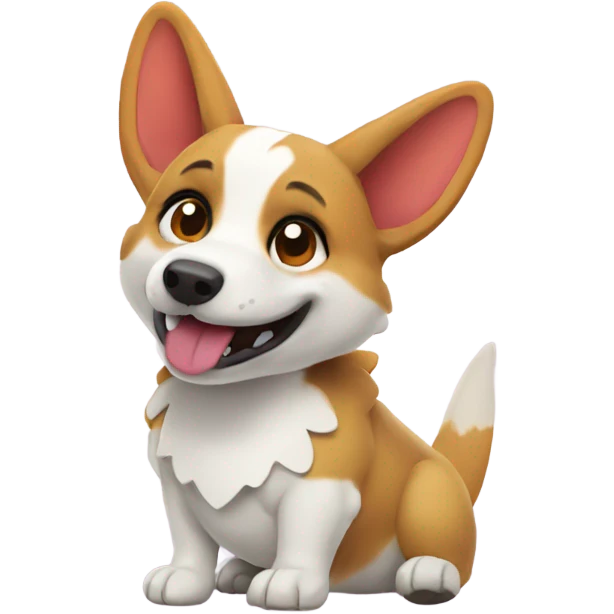 Corgi dragon emoji