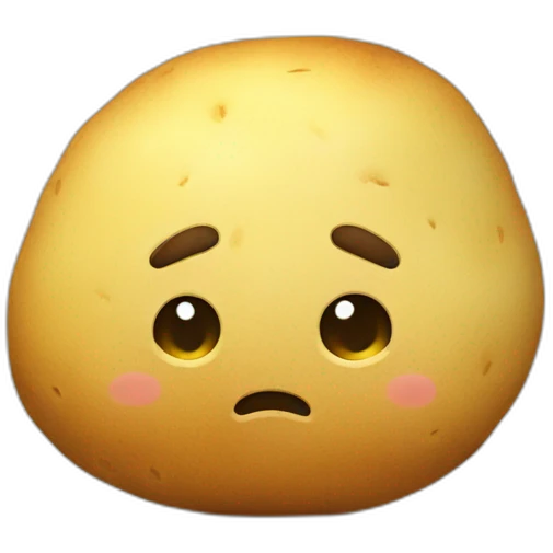 a pooped potato emoji