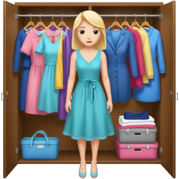 Women closet emoji