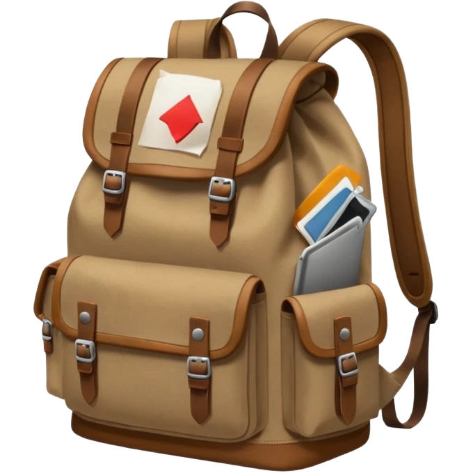 Backpack torn emoji