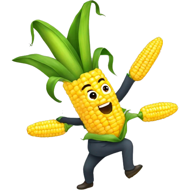 Corn dancing  emoji