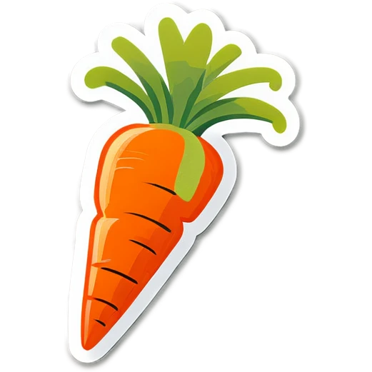 Really small carrot emoji