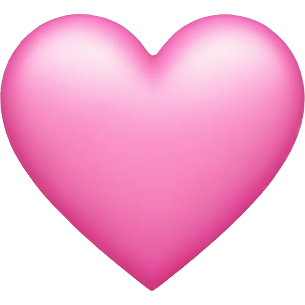 A pink heart emoji