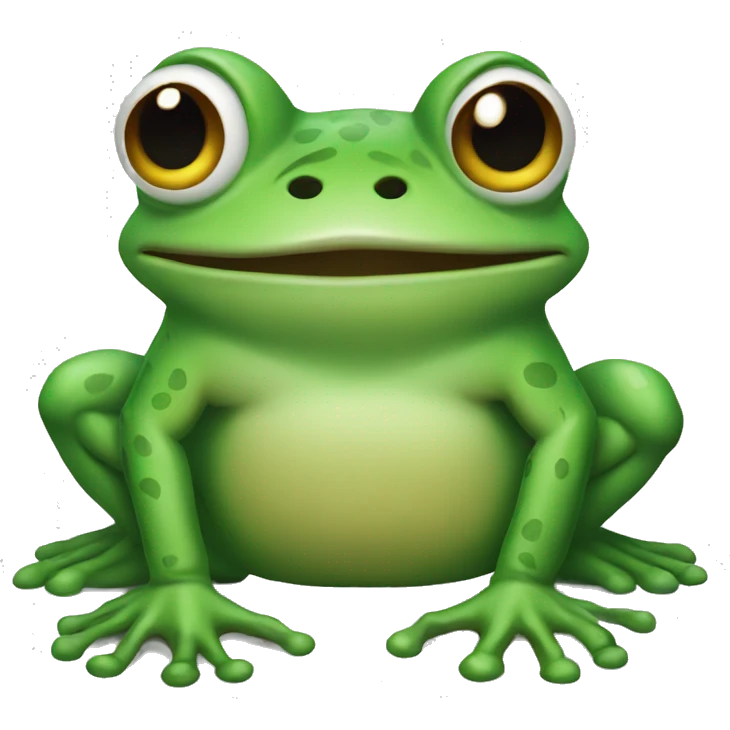  Mean frog  emoji