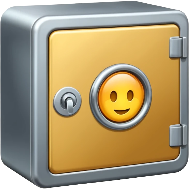 safe that is open emoji