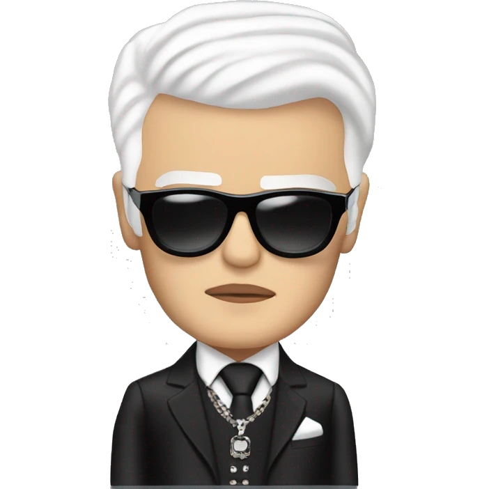 Karl Lagerfeld emoji