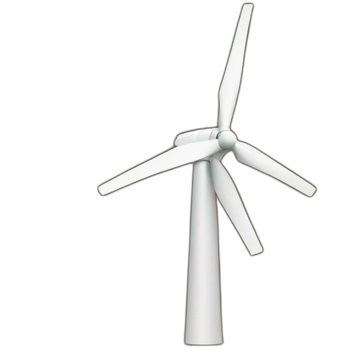 Wind turbine emoji