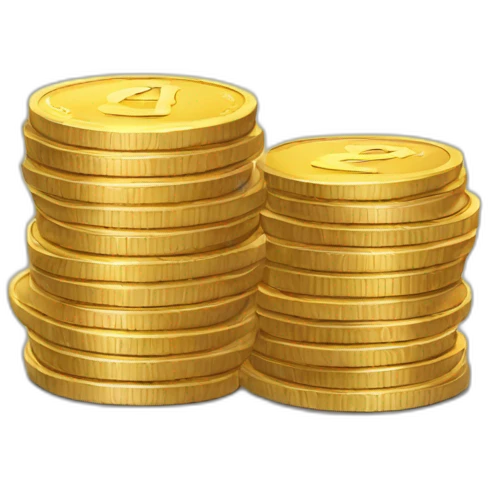 a stack of coins emoji