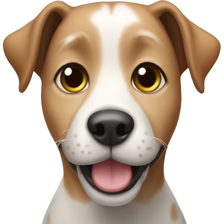 Dog saying good morning emoji