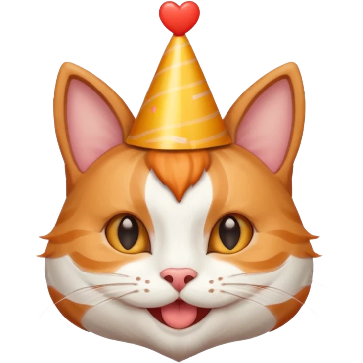Give me a random emoji  to make the popular emoji cats   it has to have horns like the hearts have to be the ears, but give me a accessory ideas, give me some emoji accessory I dirt that could help emoji