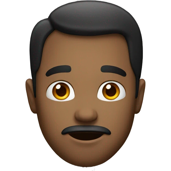 A man saying “What?” emoji