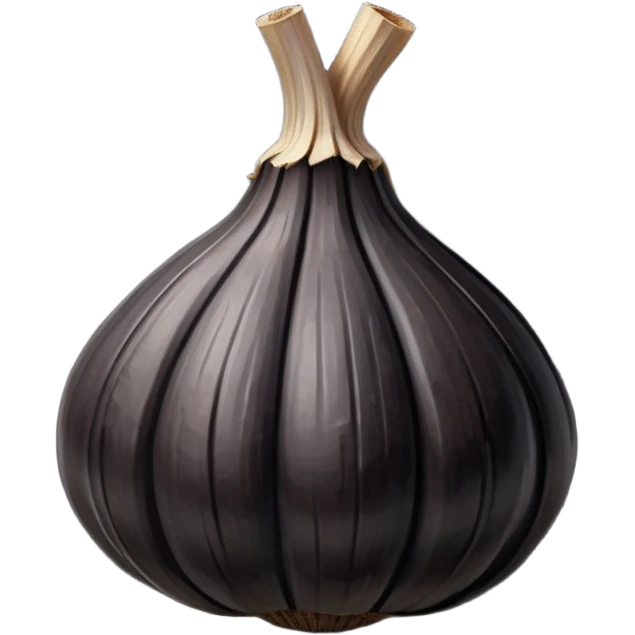 black garlic emoji