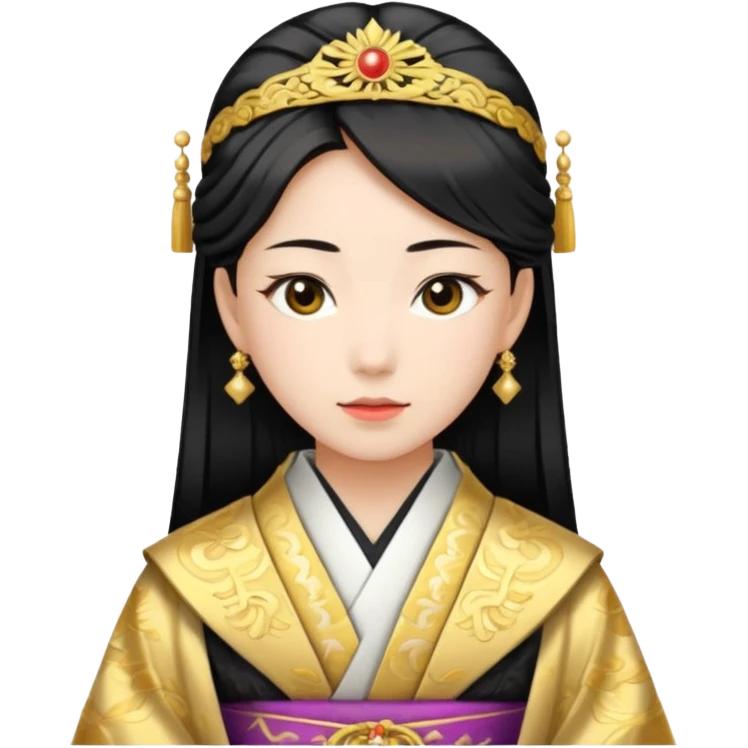 Japanese Princess in ceremonial robe emoji