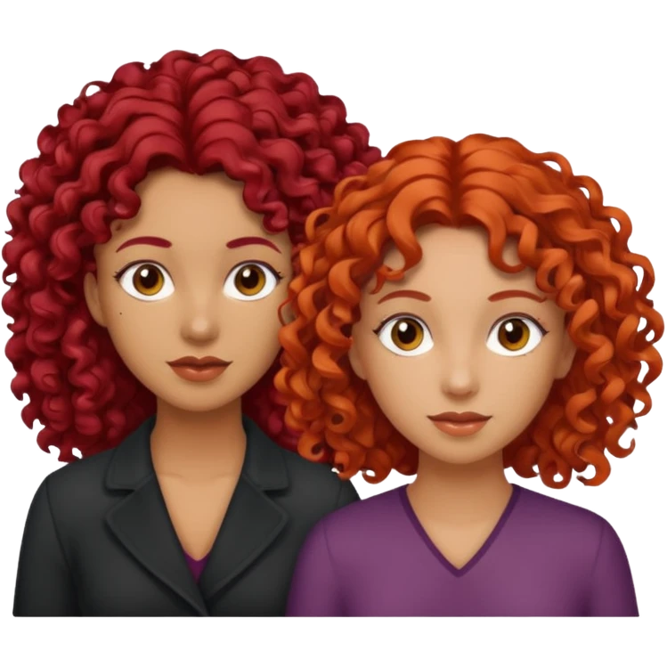 👩🏽‍🦱👩‍🦰 emoji