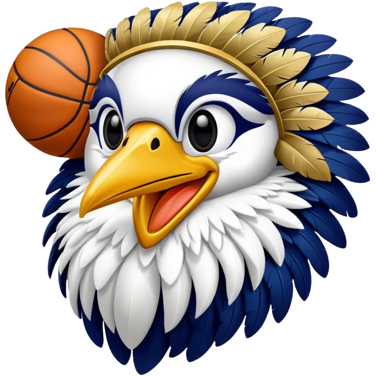 New Orleans Pelicans basketball mascot emoji