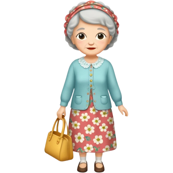 Granny clothes  emoji