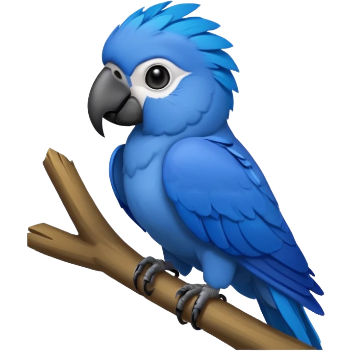 Spix's macaw emoji