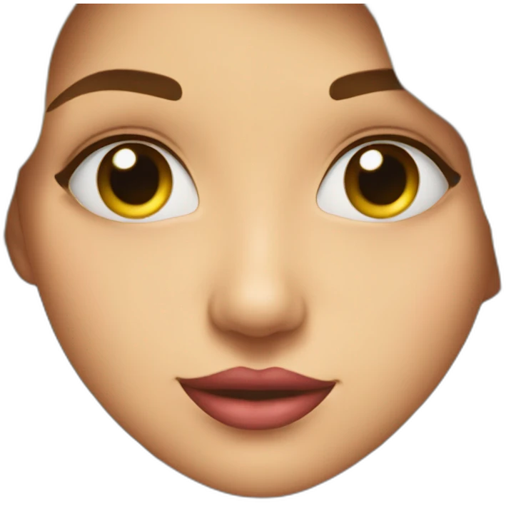 A lit of kisses in a gril emoji