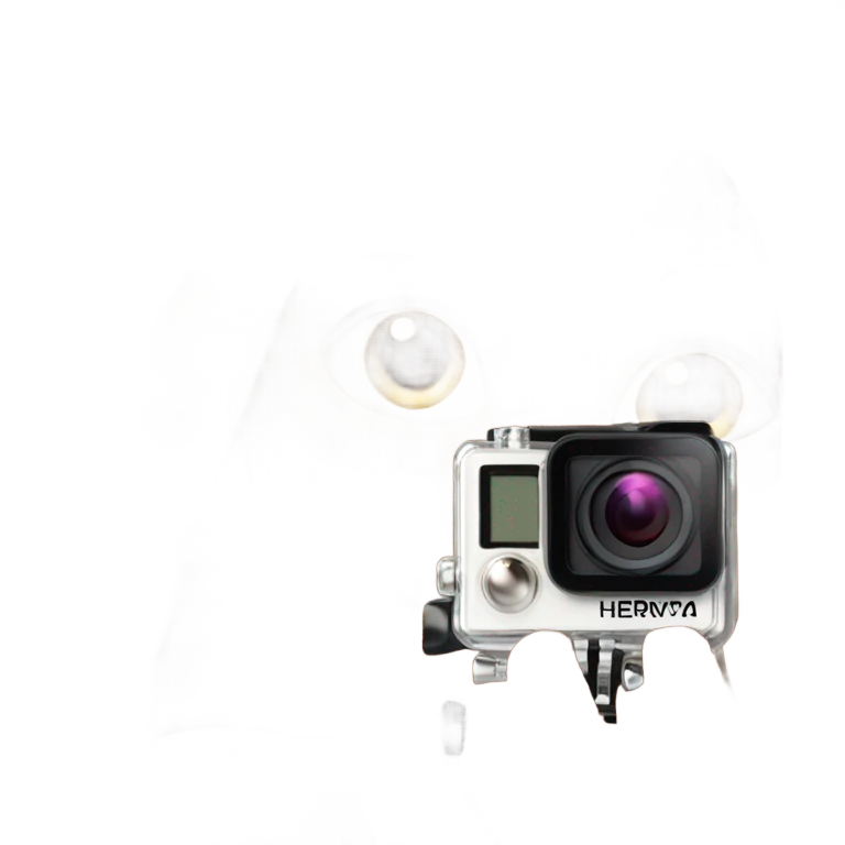 hot girl with long hair holding a gopro emoji