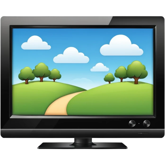 modern TV emoji