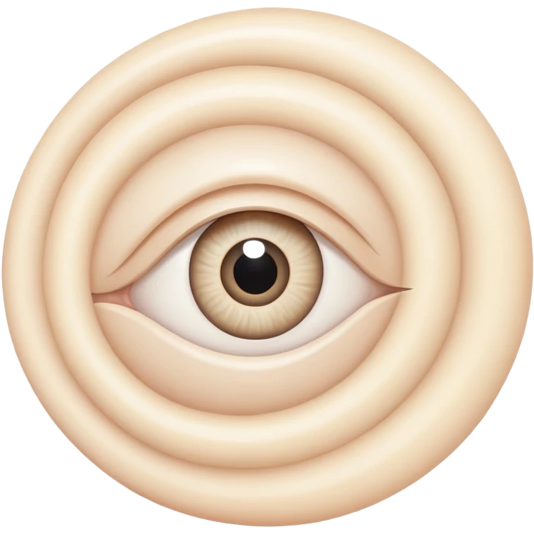 Single eye with spiral dizzy effect emoji