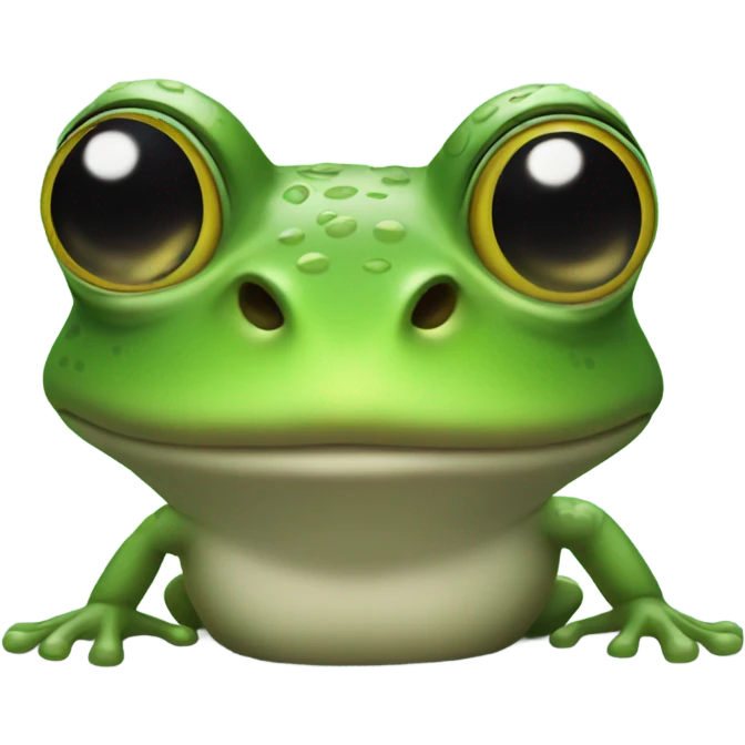 frog look up emoji