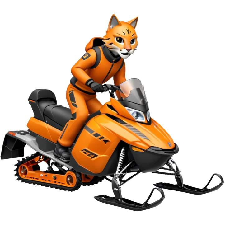 Lynx brand snowmoblie wheelies emoji
