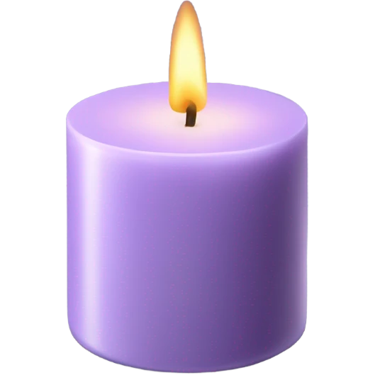 Lavender candle  emoji