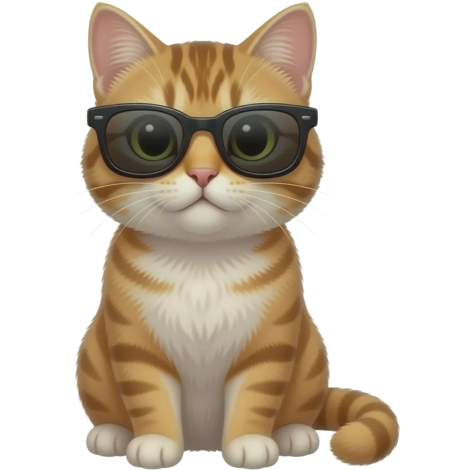 Cat wearing sunglasses emoji