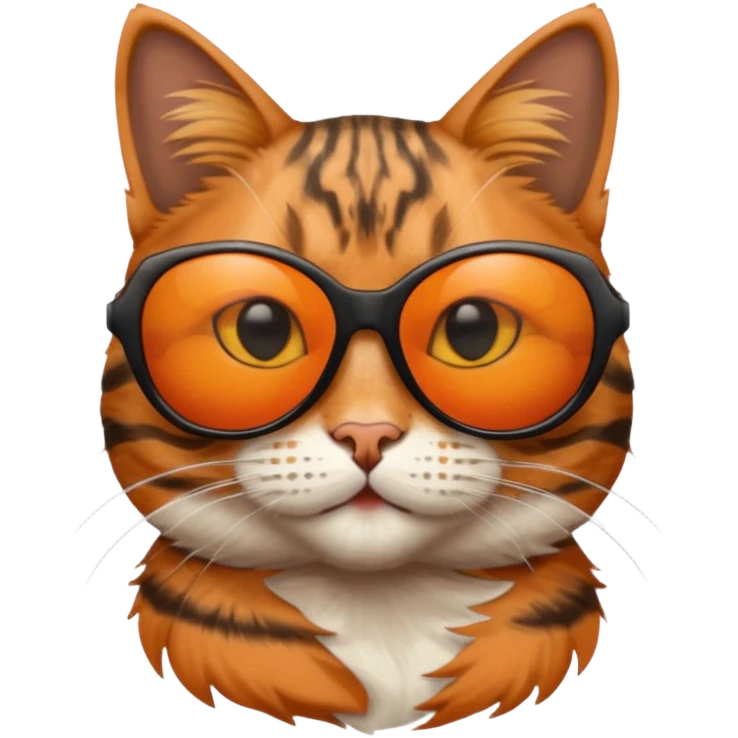 Cat wearing sunglasses emoji