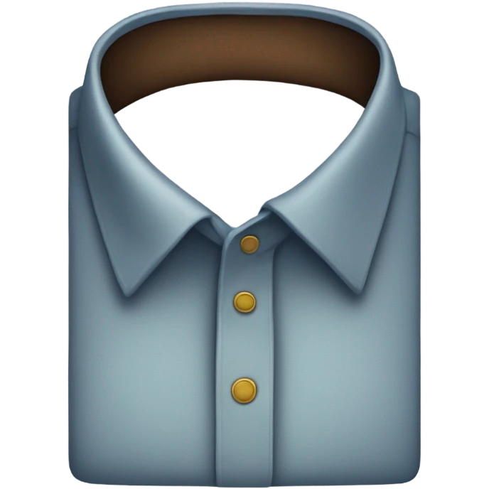 Shirt collar emoji