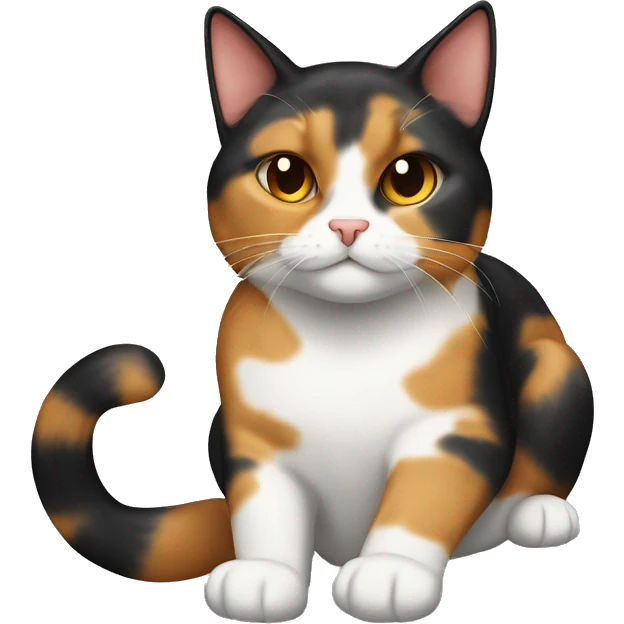 Calico cat saying “Fuck Wednesdays! I’m going back to bed.” emoji