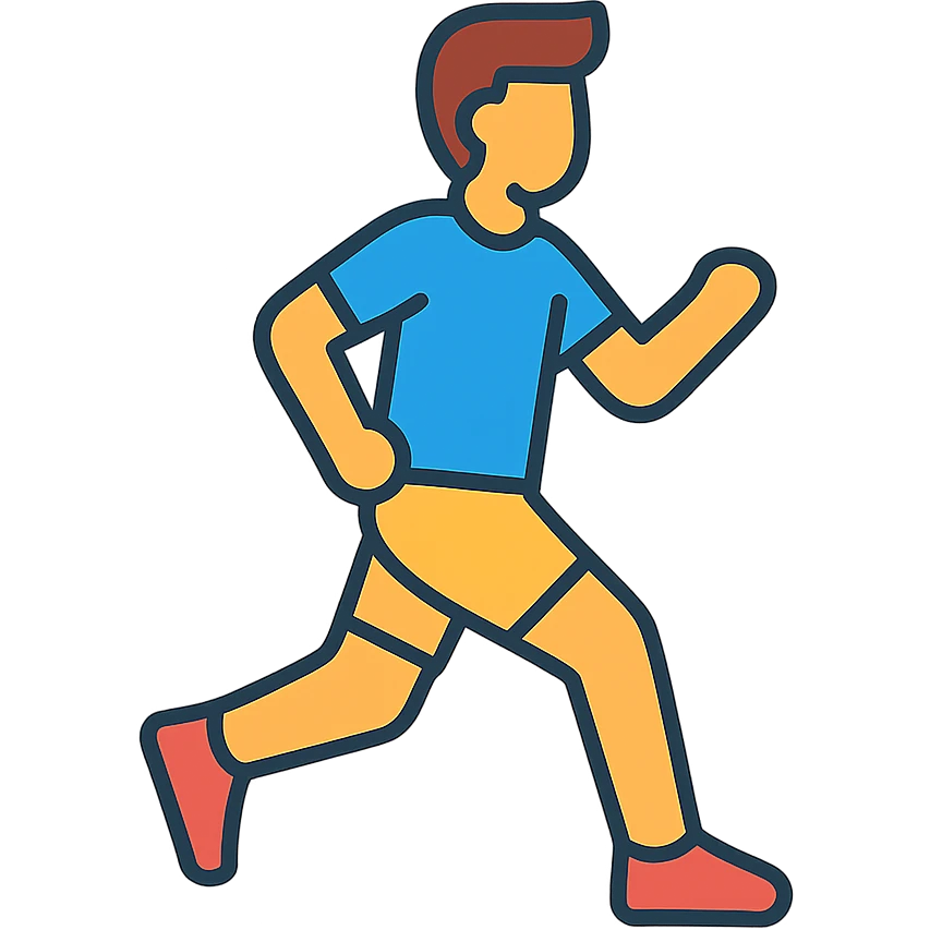 sportsman doing cardio exercises emoji