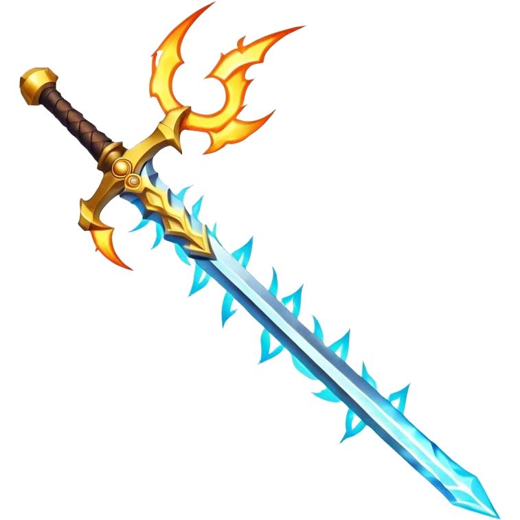 Lightning fire sword of soul emoji