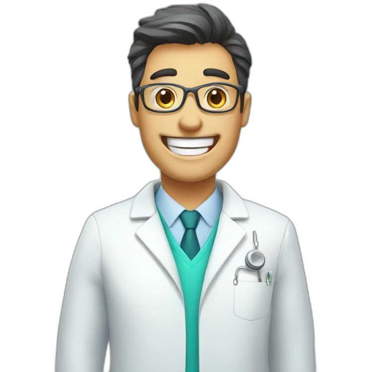 happy dentist emoji