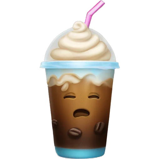 Iced coffe emoji