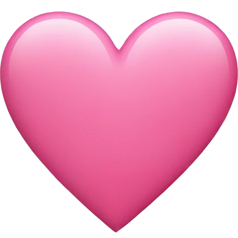 Pink heart emoji