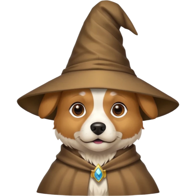 Dog wizard emoji