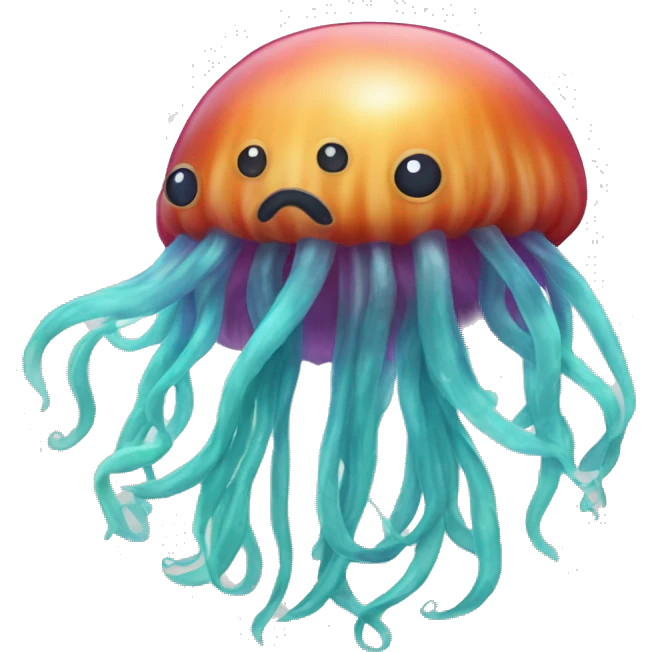 Kooky Jellyfish Art emoji